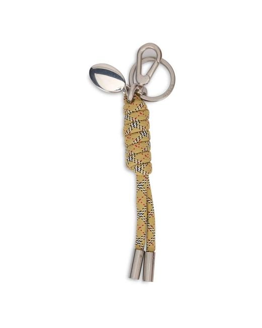 Burberry Metallic Keychains for men