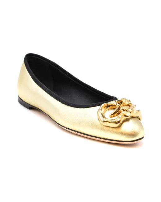 Giuseppe Zanotti Ballerinas in het Yellow