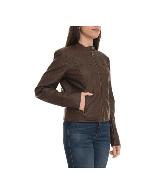Light Jackets Guess de color Brown