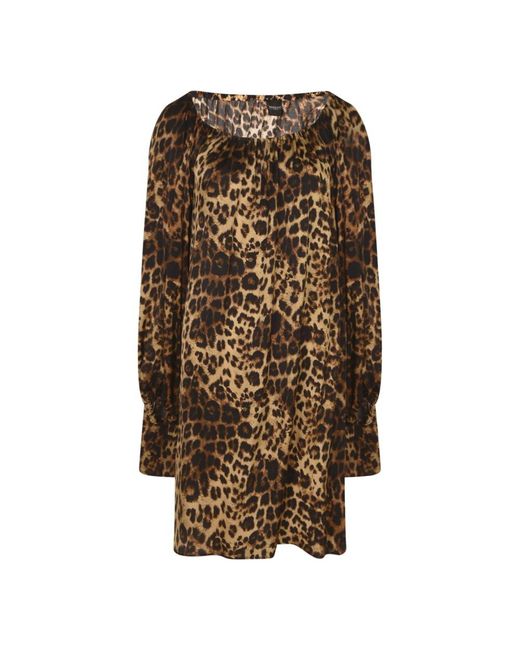 Simonetta Ravizza Brown Short Dresses
