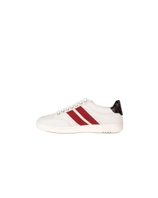 Bally Ledersneaker in Pink für Herren