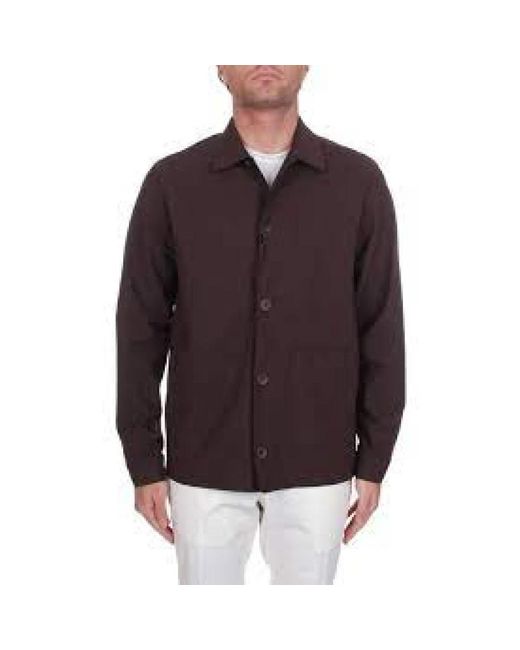 Herno Brown Light Jackets for men