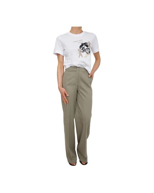 Nenette Green Wide Trousers