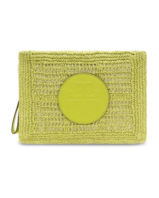 Clutches di Tory Burch in Green