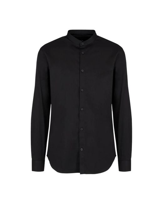 ARMANI EXCHANGE Black Casual Shirts for men