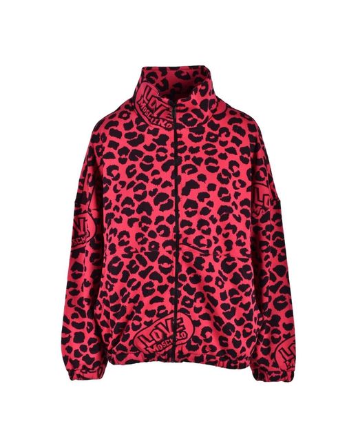 Jersey De Punto De Algodón, Mujer, Talla Love Moschino de color Red