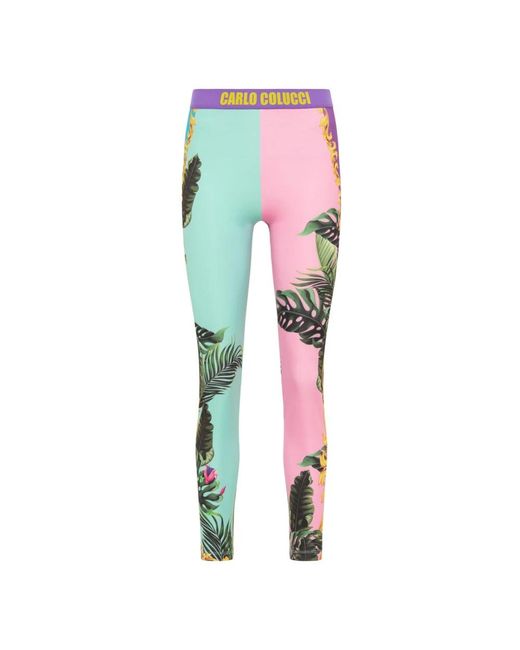 carlo colucci Leggings in het Green