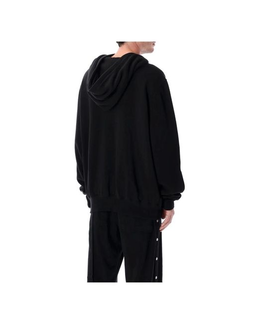 Rick Owens Black Hoodies for men