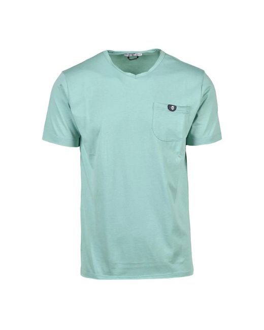 T-Shirts Daniele Alessandrini de hombre de color Blue