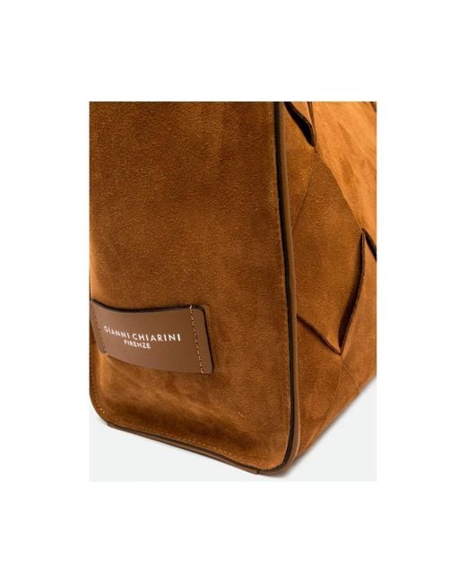 Gianni Chiarini Brown Shopping Bags