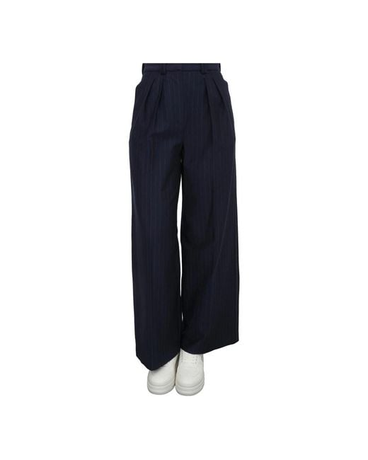 Max Mara Wide Trousers in het Blue