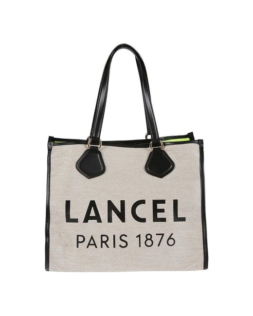 Lancel White Tote Bags