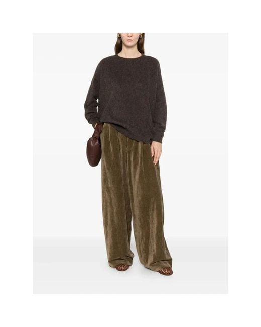 Uma Wang Green Wide Trousers