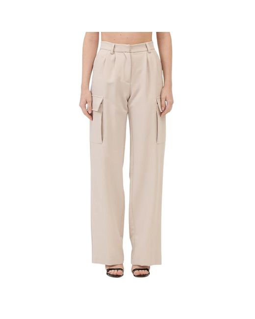 Ermanno Scervino Natural Straight Trousers