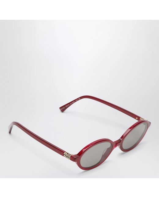 Miu Miu Red Sunglasses