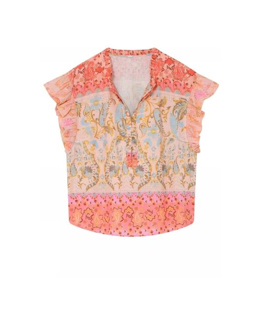 Blouses & shirts > blouses GUSTAV en coloris Pink