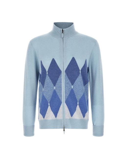 Cardigans Ballantyne de hombre de color Blue