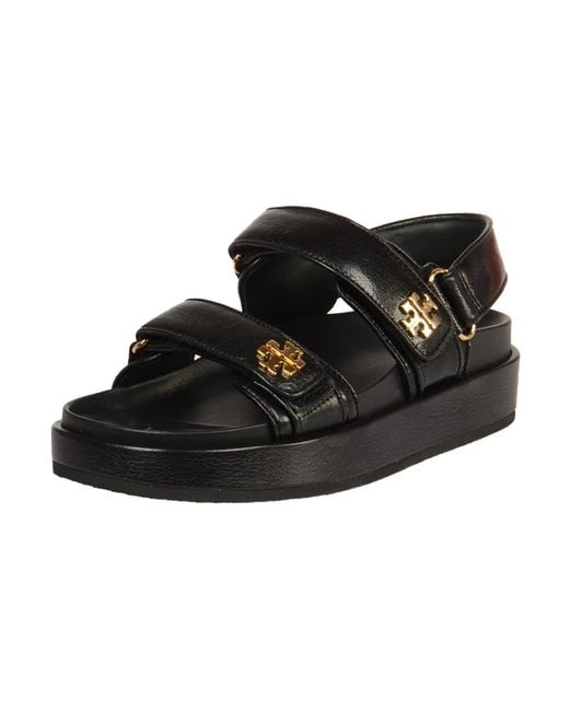 Tory Burch Black Flat Sandals