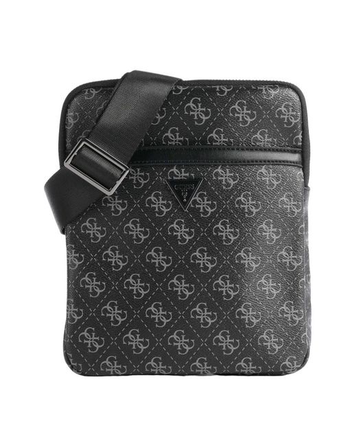 Guess Black Messenger Bags for men