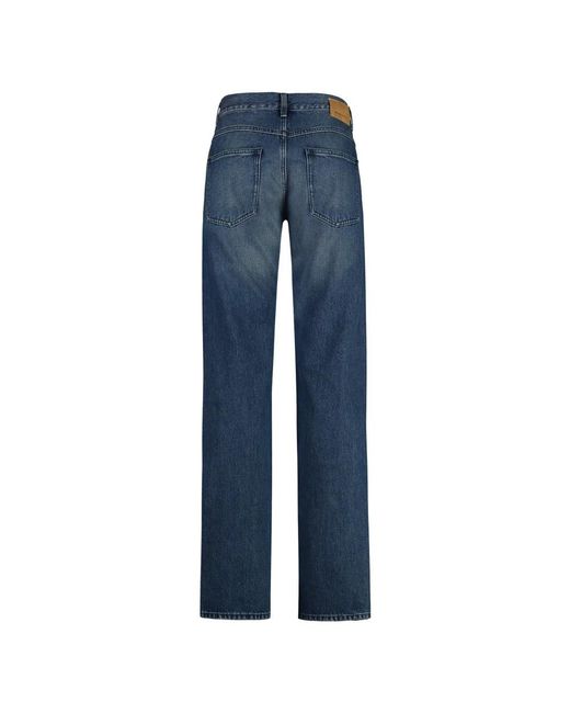 Isabel Marant Blue Straight Jeans for men