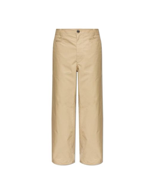 Moschino Natural Wide Trousers for men
