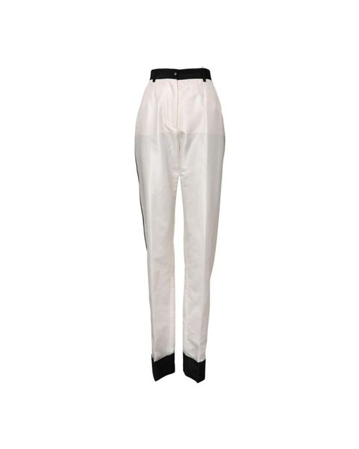 Dolce & Gabbana Gray Slim-Fit Trousers