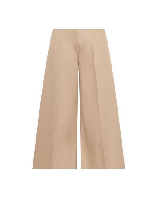 Maliparmi Brown Wide Trousers