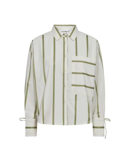 Shirts co'couture de color Gray