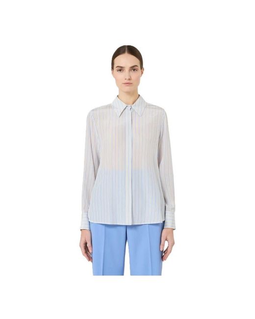Max Mara Camicie Seta in het White