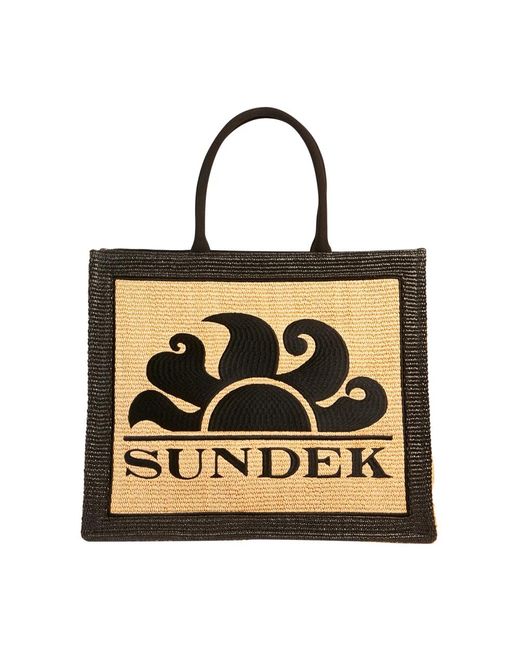 Sundek Black Schwarze strandtasche