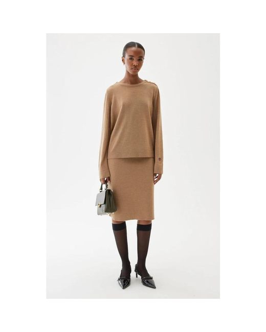 BUSNEL Annika Top Zoute Karamel in het Brown