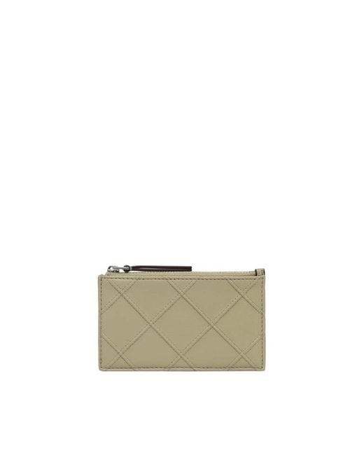 Tory Burch Fleming Soft Portemonnee in het Gray