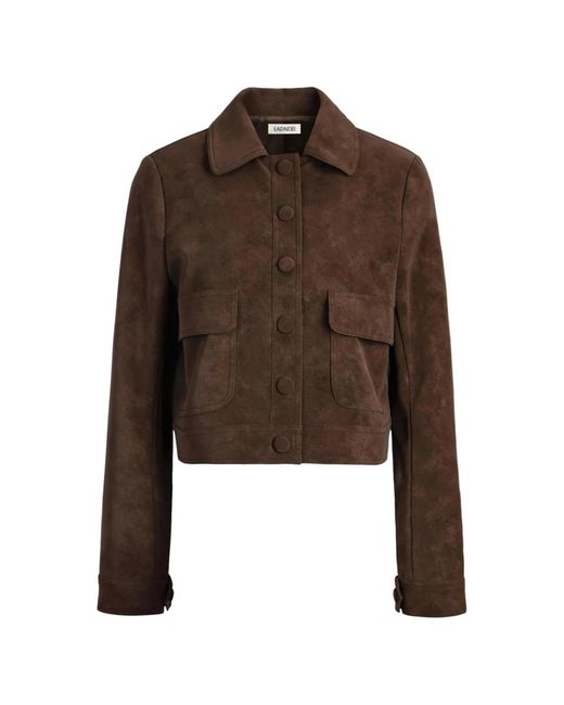 Leather Jackets LADNERI de color Brown