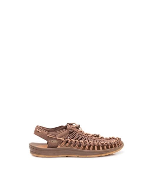 Keen Brown Flat Sandals for men