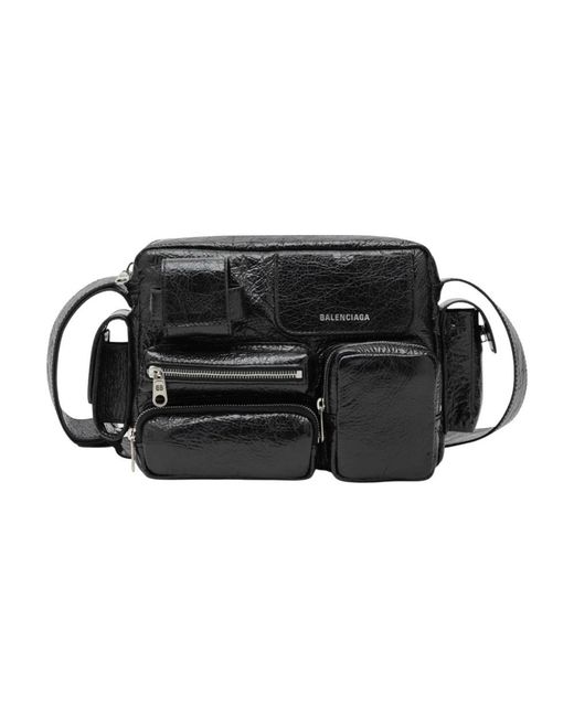Balenciaga Black Cross Body Bags for men
