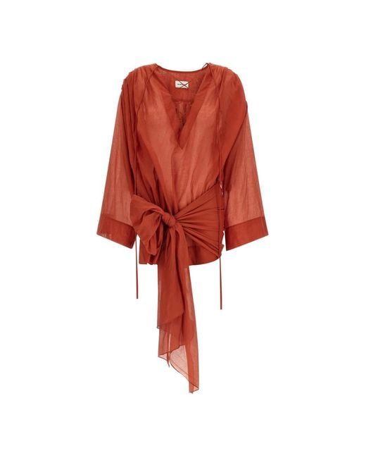 ANDAMANE Red Short Dresses