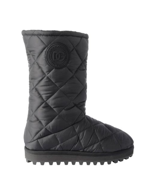 Dolce & Gabbana Gray Winter Boots for men