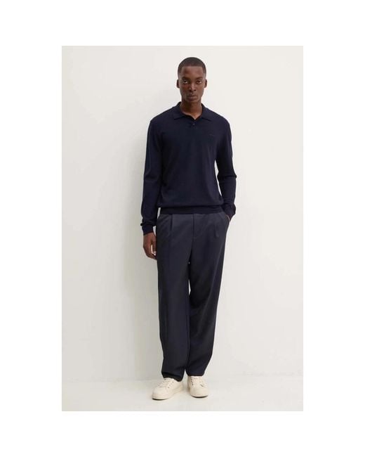 A.P.C. Polo Jacob Logo in het Blue voor heren