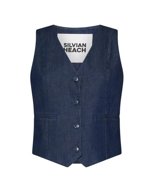 Silvian Heach Blue Waistcoats