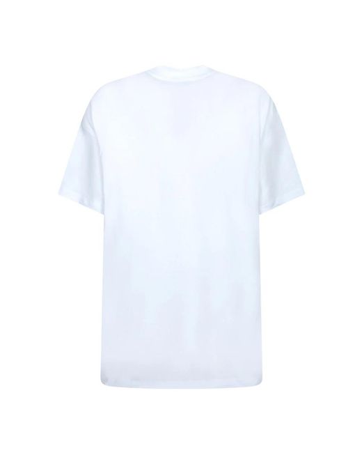 MSGM White T-Shirts for men