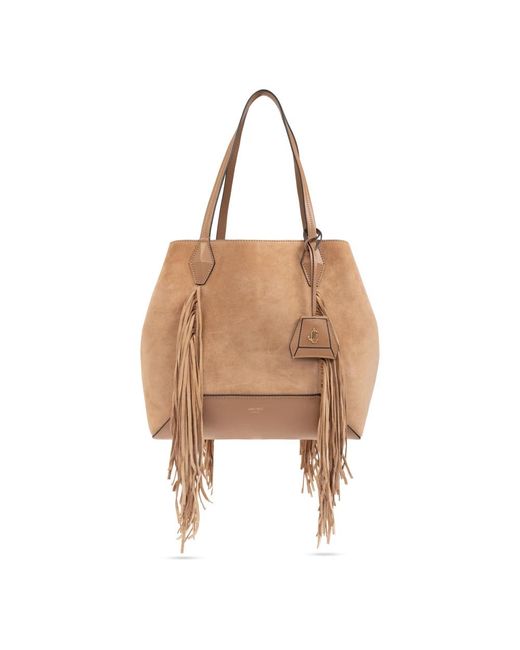 Jimmy Choo Brown Shopper Tasche Diamond