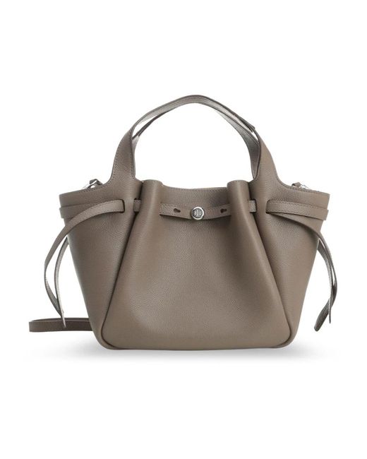 Tory Burch Gray Shoulder Bags