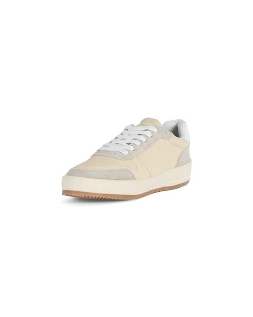 Philippe Model Schoenen ,Leer Leren Sneakers Met Veters in het White