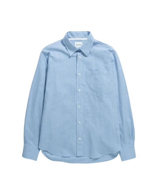 Casual Shirts Norse Projects de hombre de color Blue