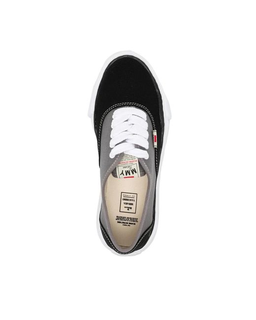 Maison Mihara Yasuhiro Canvas sneaker mit kontrastdetails in Black für Herren