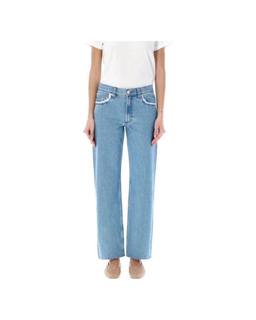 A.P.C. Blue Straight Jeans