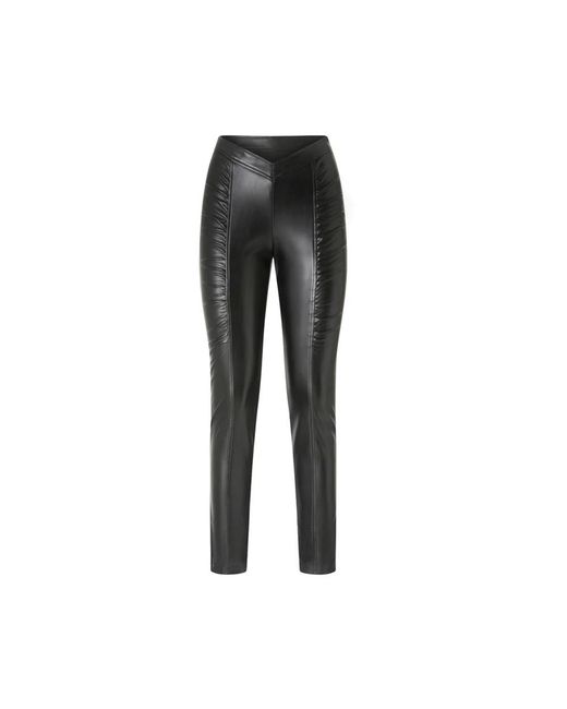 Pinko Black Slim-Fit Trousers