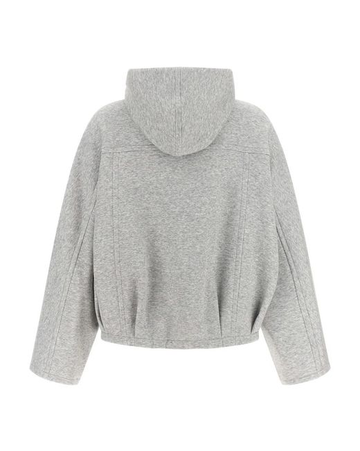 Brunello Cucinelli Gray Zip-Throughs
