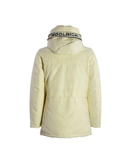 Parka in tessuto ramar bianco di Woolrich in White
