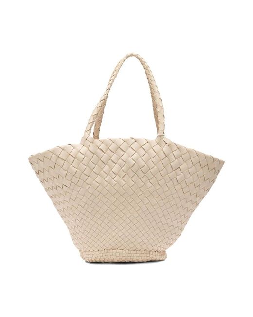 Dragon Diffusion Natural Egola Gewebte Ledertasche